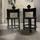 Pair of sculptural Room Studio chairs