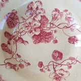 Set of 3 plates in Iron Earth Gien model Capucines