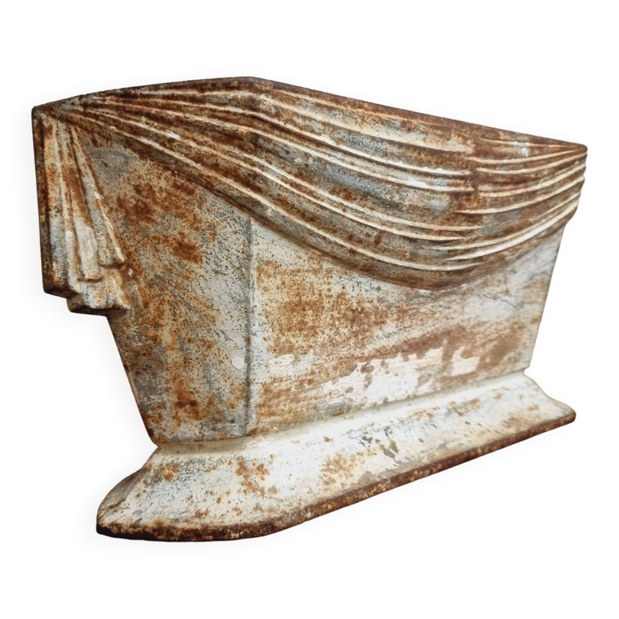 Antique cast iron jardinière French Art Nouveau