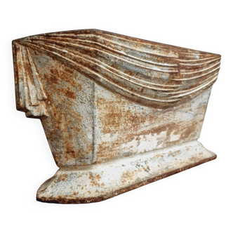 Antique cast iron jardinière French Art Nouveau