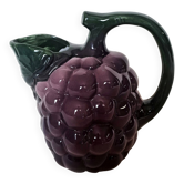 Pichet en barbotine Grappe de raisin