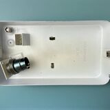 Rectangular glass flush mount ceiling or wall light