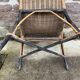 Rattan armchair
