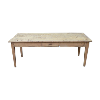 Table de ferme tiroirs 2m