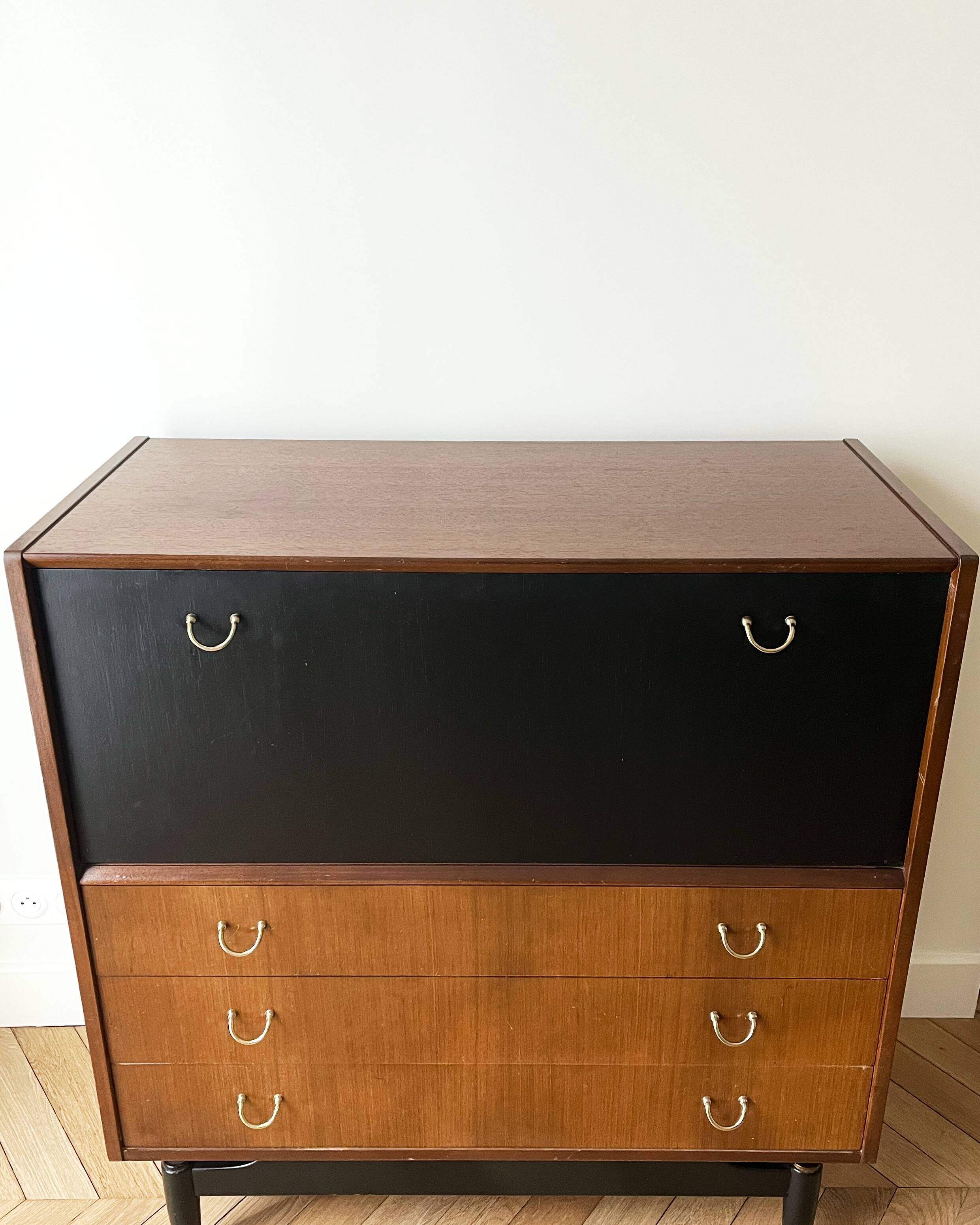 Commode haute/bureau vintage G Plan Tola & Black design
