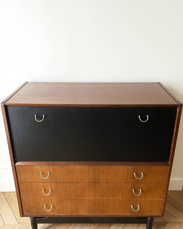 Commode haute/bureau vintage G Plan Tola & Black design