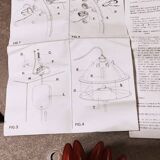 PHILIPPE STARCK LITE LIGHT SUSPENSION FLOS ITALIAN 1991 COMPLETE