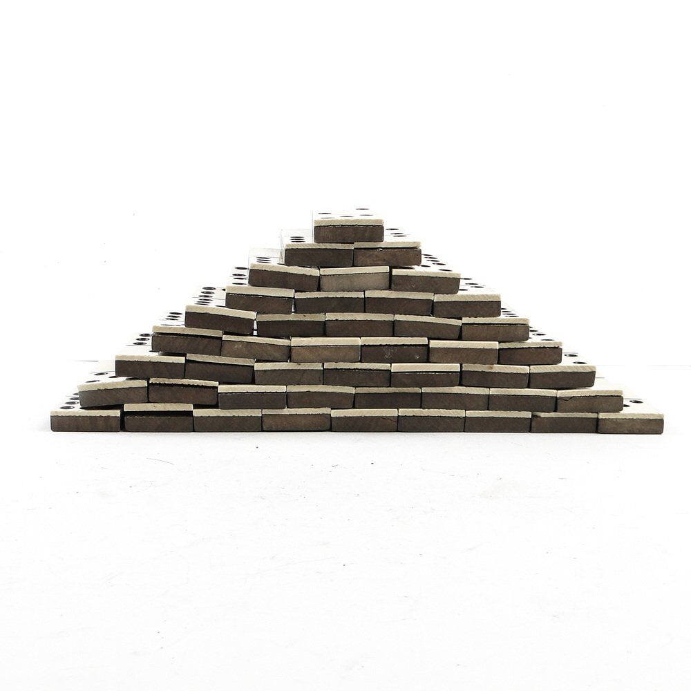 Postmodern domino game, Poland, 1950s, set of 28