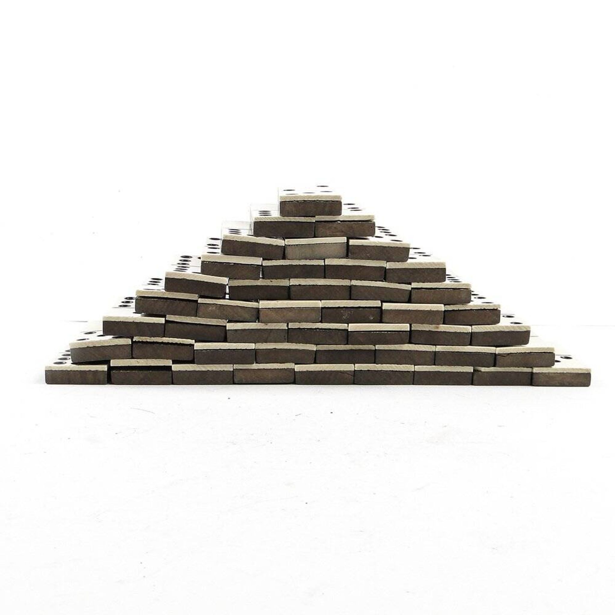 Postmodern domino game, Poland, 1950s, set of 28