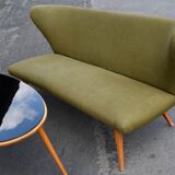Sculptural sofa and 2 armchairs fifties sofa set