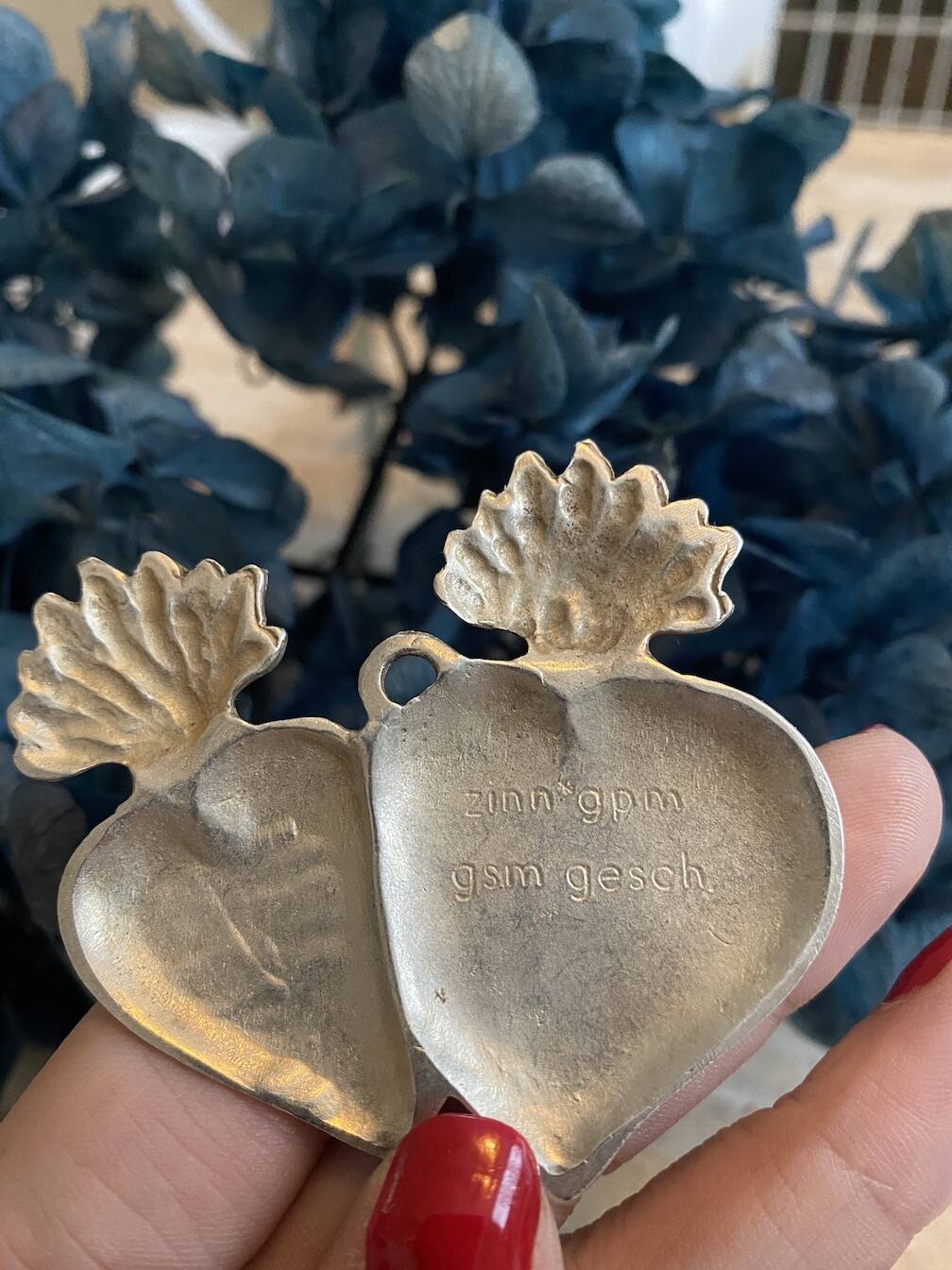 Ex voto double coeur XXe