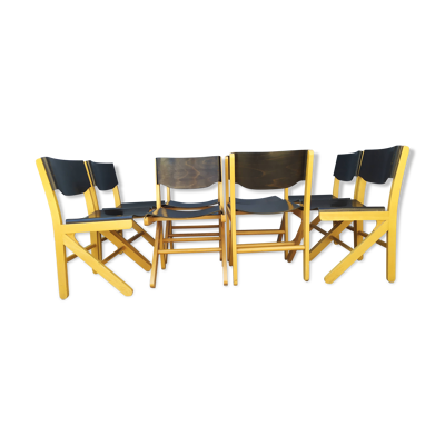 Set de 8 chaises bistrot Baumann