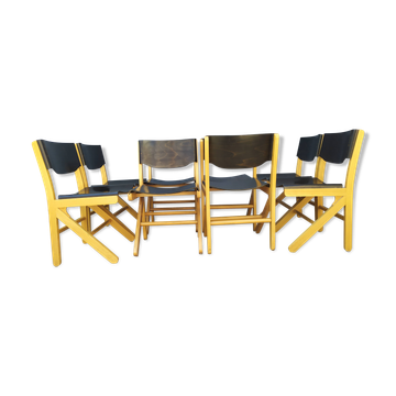 8 Baumann bistro chairs
