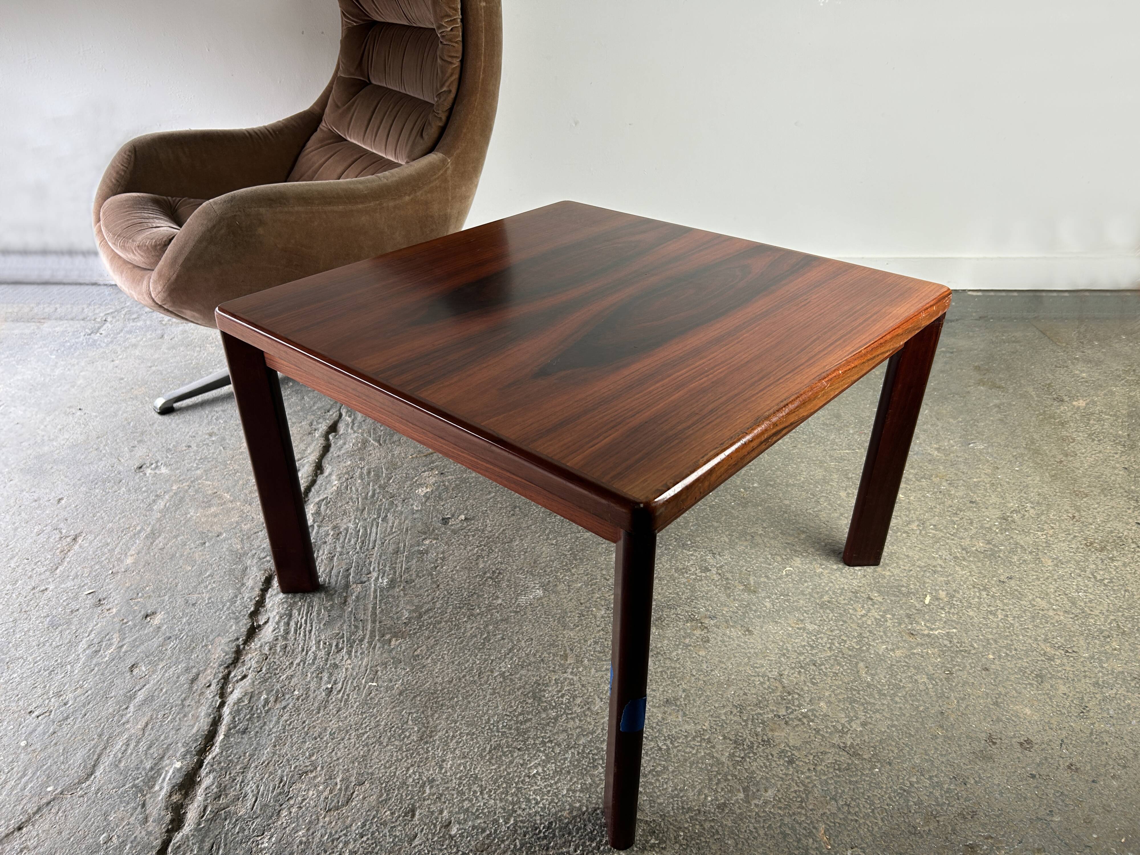 Mid-Century / Danish modern rosewood occoasional / coffee table by Vejle St
