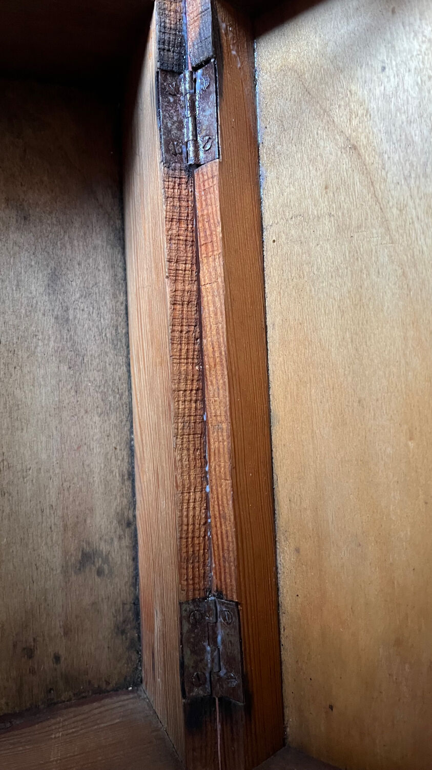 Boîte à bijoux en bois vintage