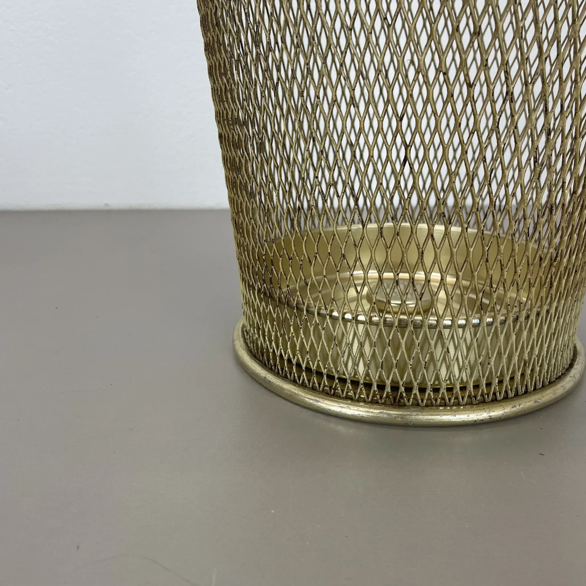 Vintage Paper Basket and Umbrella Stand in the Matégot Style, France, 1970s