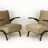 Armchairs by Jindřich Halabala, 1940