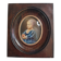 Painted miniature "Baby Stuart" after Van Dyck, wooden frame, signed, 11x13 cm.