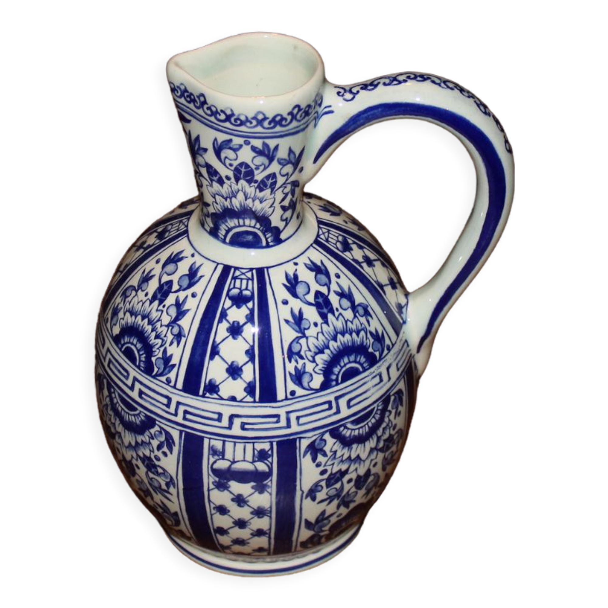 Blue Boch vase