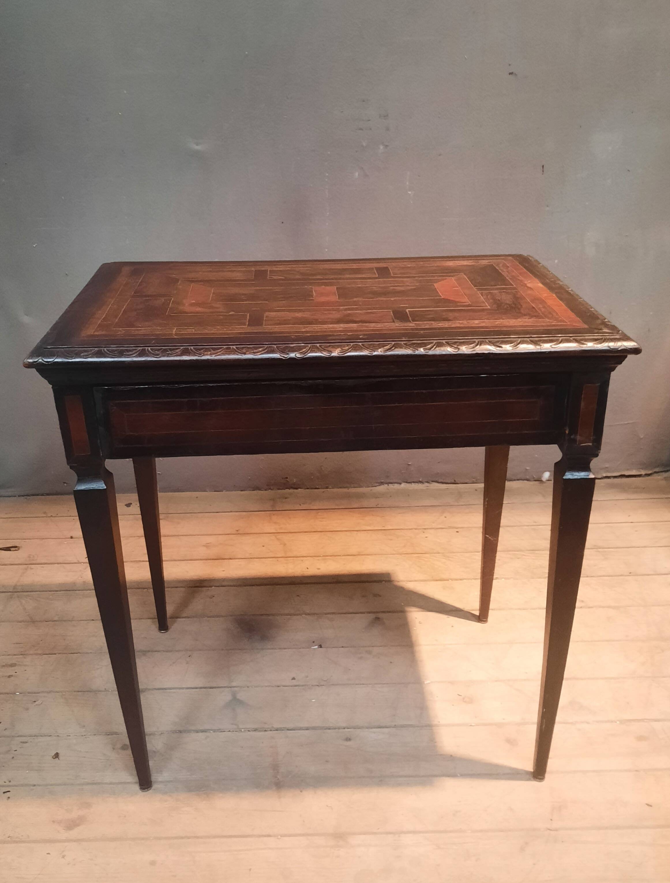 Table rectangulaire d esprit Louis XIV
