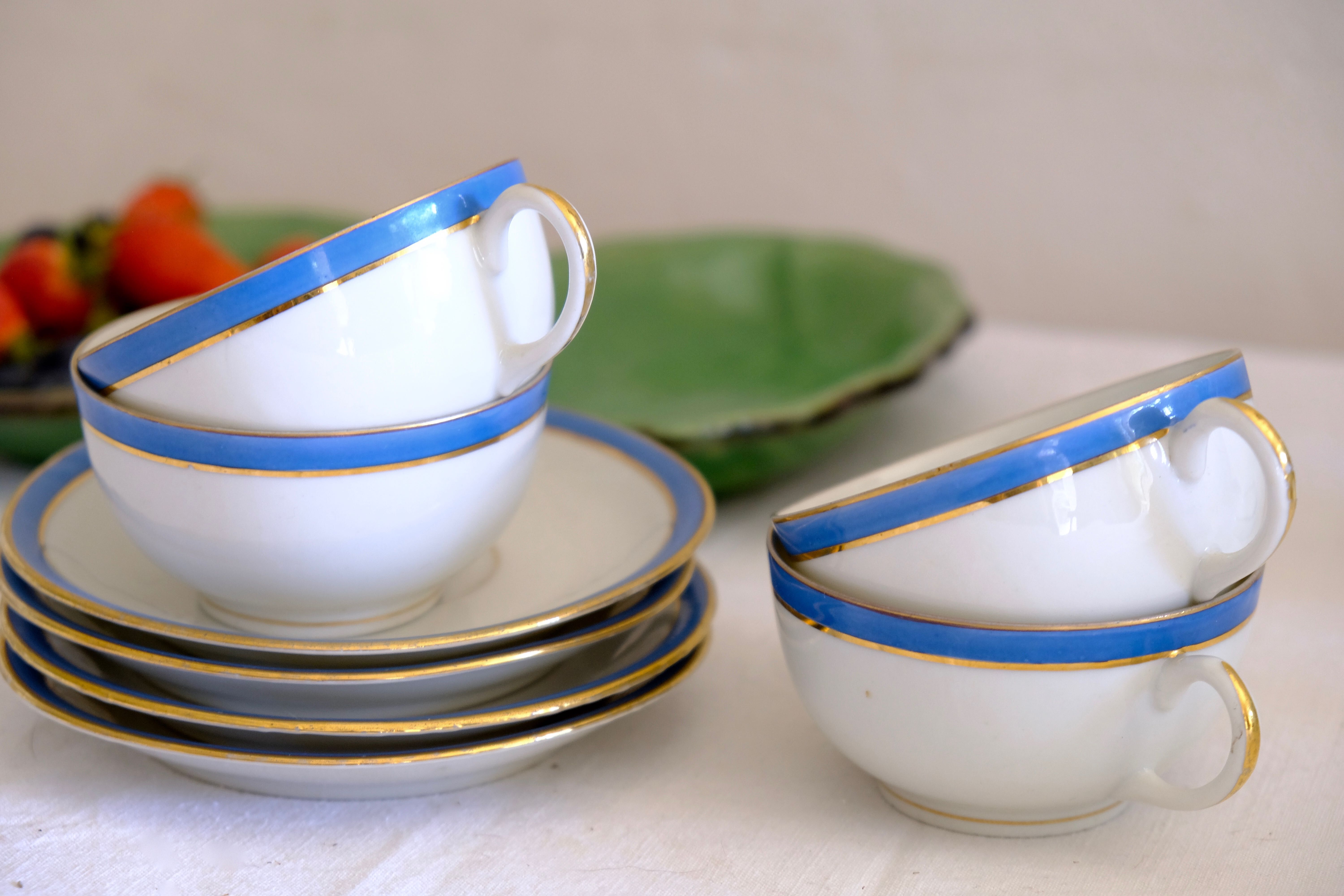 Limoges manufacture BRP fine porcelain tea service circa 1925/30