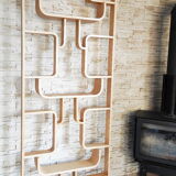 Ludvík Volák's wall from the 1960s, produced for the Czechoslovakian furniture factory Dřevopodnik Holešov