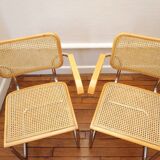 Pair of armchairs B64 Marcel Breuer
