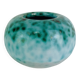 Art Deco ceramic vase Elchinger, speckled green