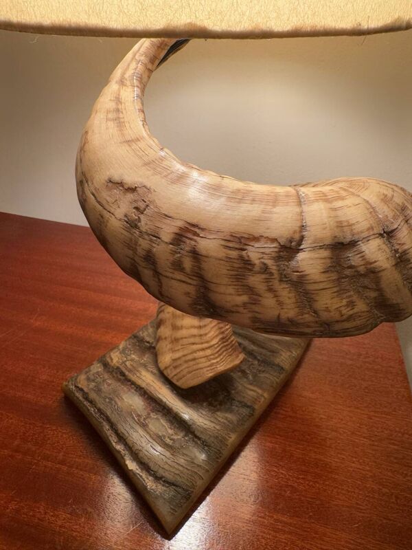 Lampe corne de bélier années 60