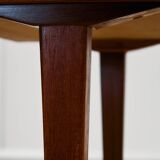 1950s Danish Teak Coffee Table with Drawers and Pull-Out Tray