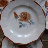4 dessert plates from Digoin Sarreguemines 200892
