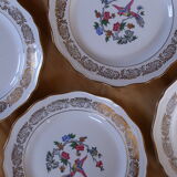 4 assiettes anciennes l'amandinoise