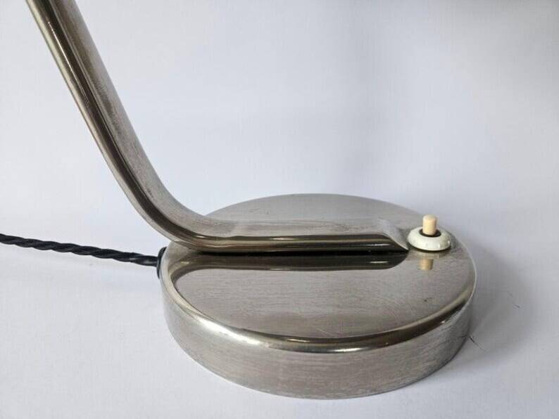 Rare Bauhaus Chrome Table Lamp, Franta Anyz, Functionalism, Art Deco, 1930s