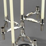 Three modular candle holders by BMF, Germany
