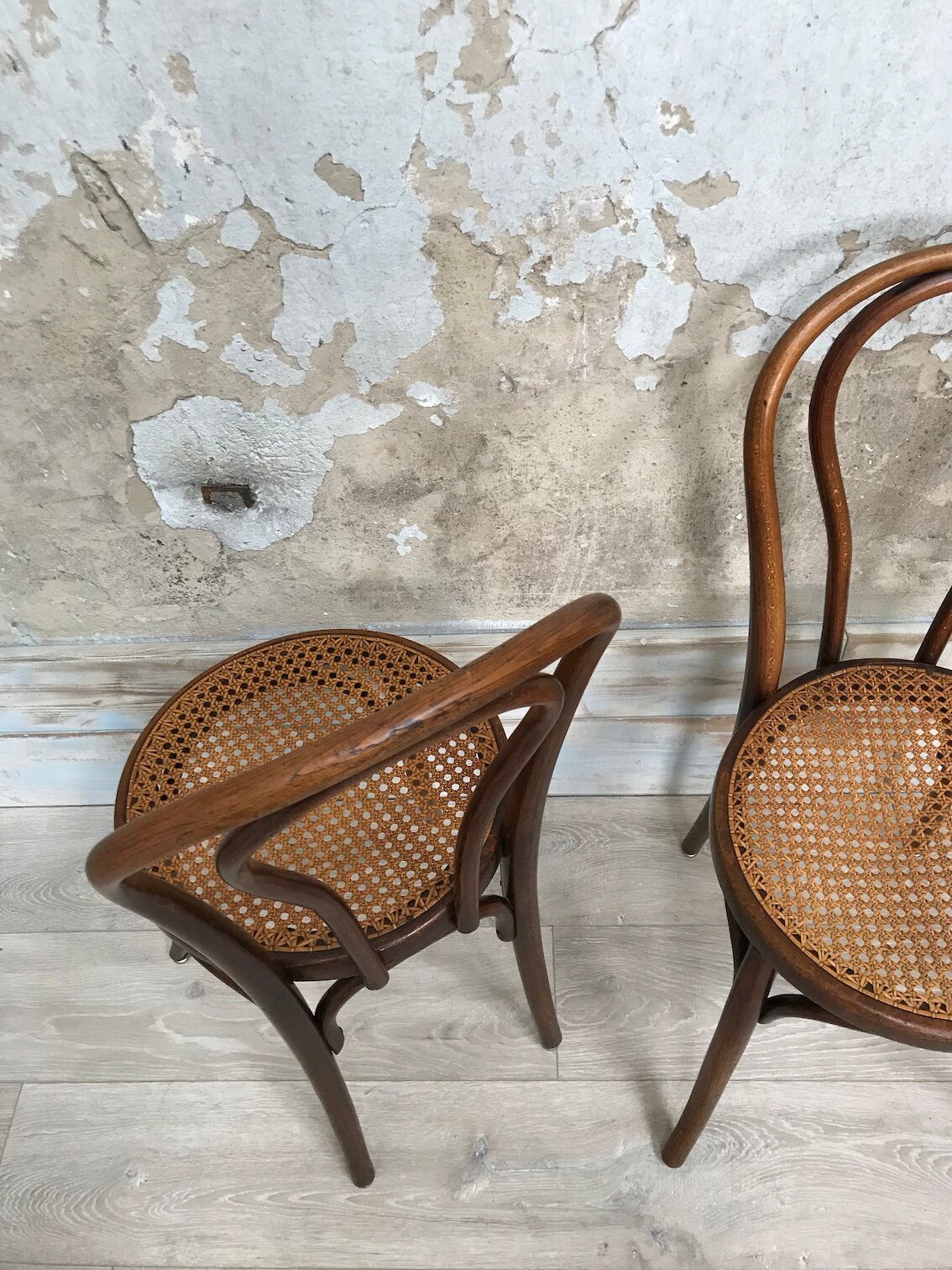 Paire de chaises bistrot Fischel