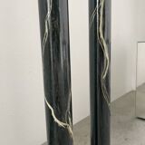 Italian style marble effect halogen floor lamp