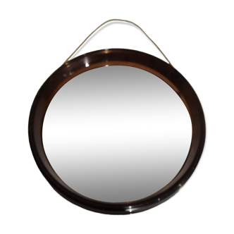 Vintage round mirror from the 70s