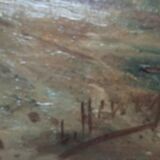 Oil on canvas by Lucien Henry