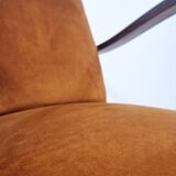 Paire de fauteuils incurvée Art Déco