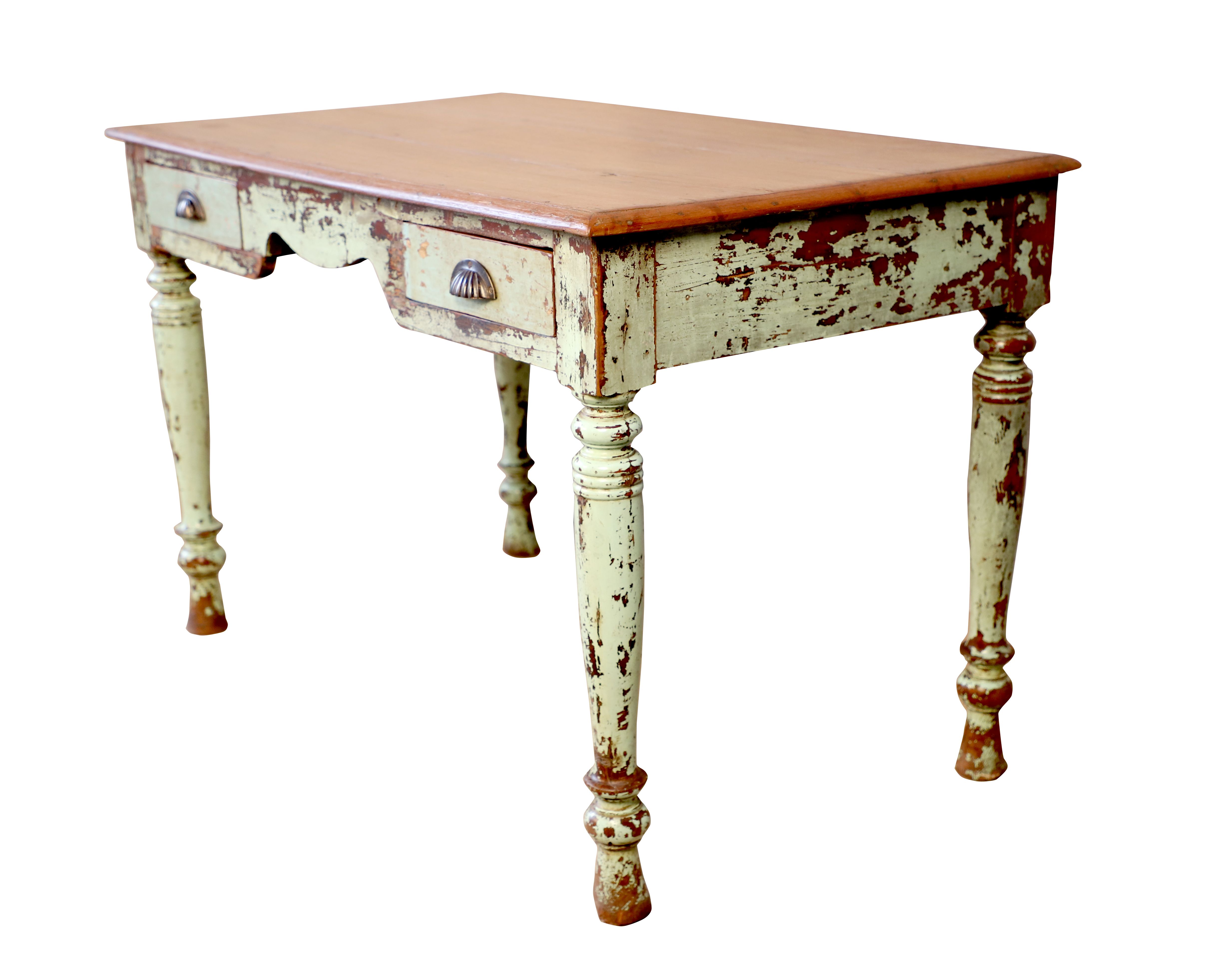 Old Burmese teak desk