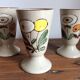 Trio of coffee cups