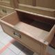 Former Parisian cabinet high in oak with pediment - 50s