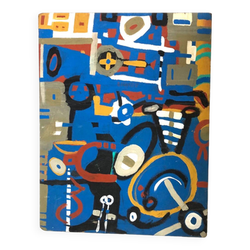 Blue abstract