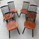 Lot of 6 fanett model chairs