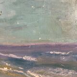 Oil on canvas vintage