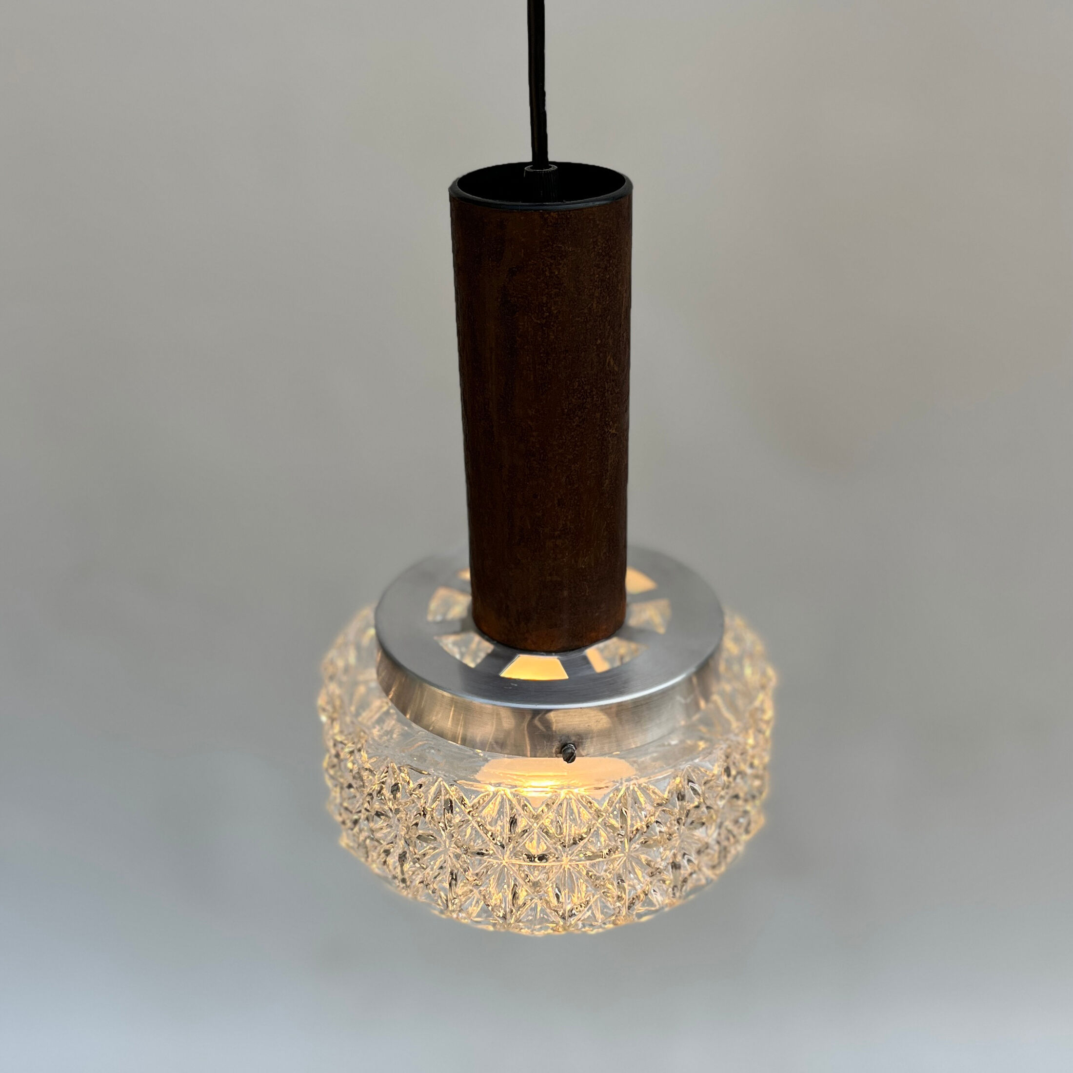 Pendant lamp by Hillebrand Germany 1970s