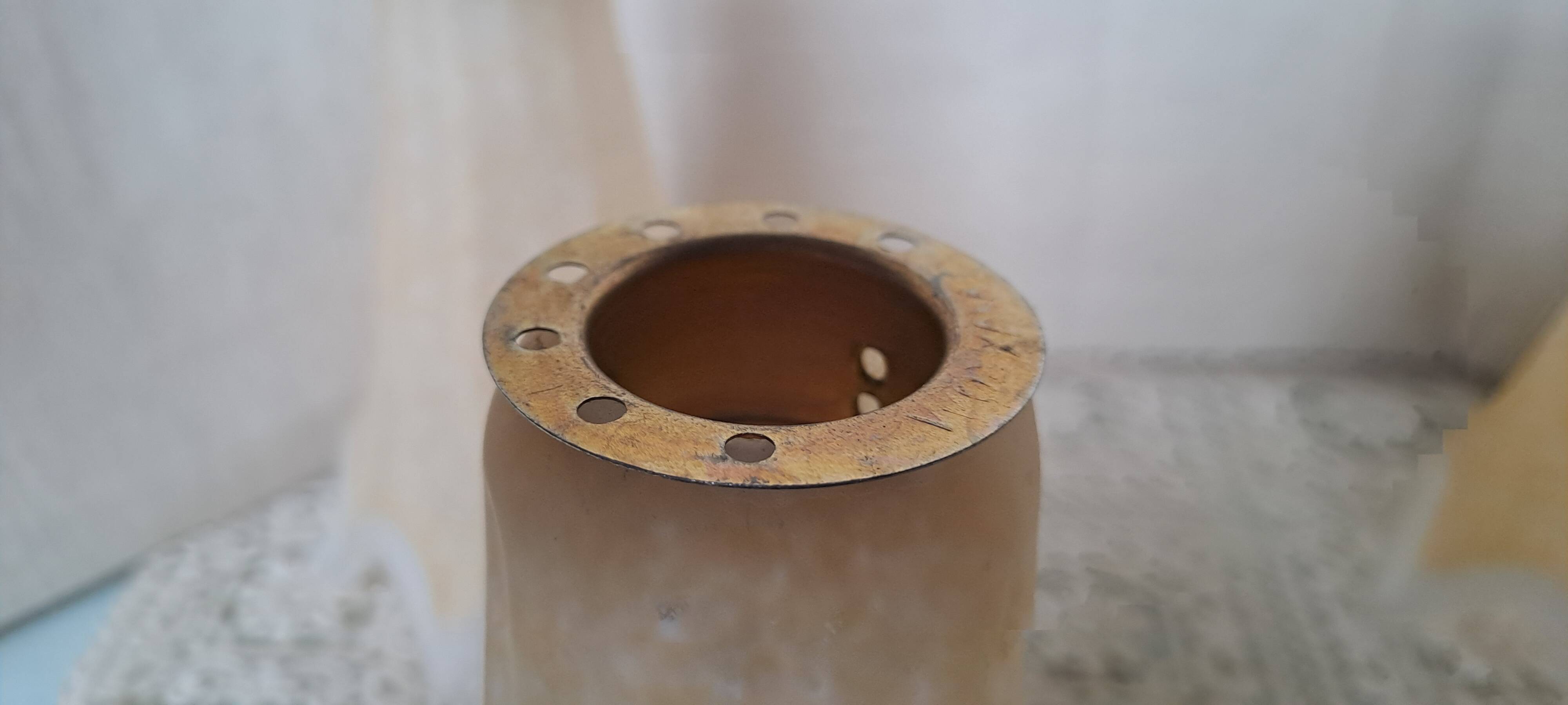 Suspensions Lustre ceiling light Opaline glass France POP 1960 Decoration reduced