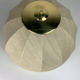 Large ( 65 cm ) midcentury brass space age mushroom table lamp, 1960s