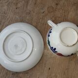 Large Maastricht porcelain cup and saucer