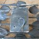 Paire d'appliques brutalistes en fer forgé de T. Ahlstrom